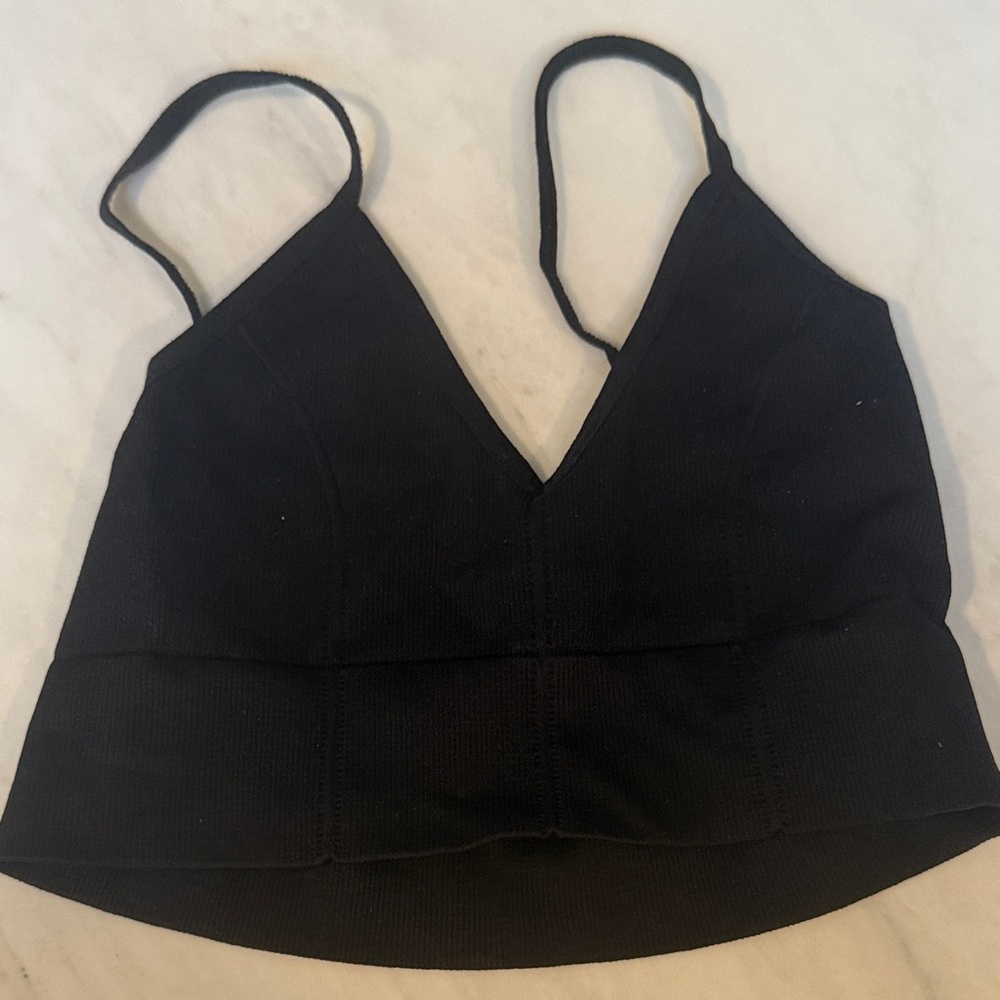 Free People Black Bralette